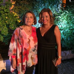 صورة تذكارية مع السفيرة ميلا أثناء العيد الوطني الإسباني الأخير لها في لبنان في تشرين الأول 2016