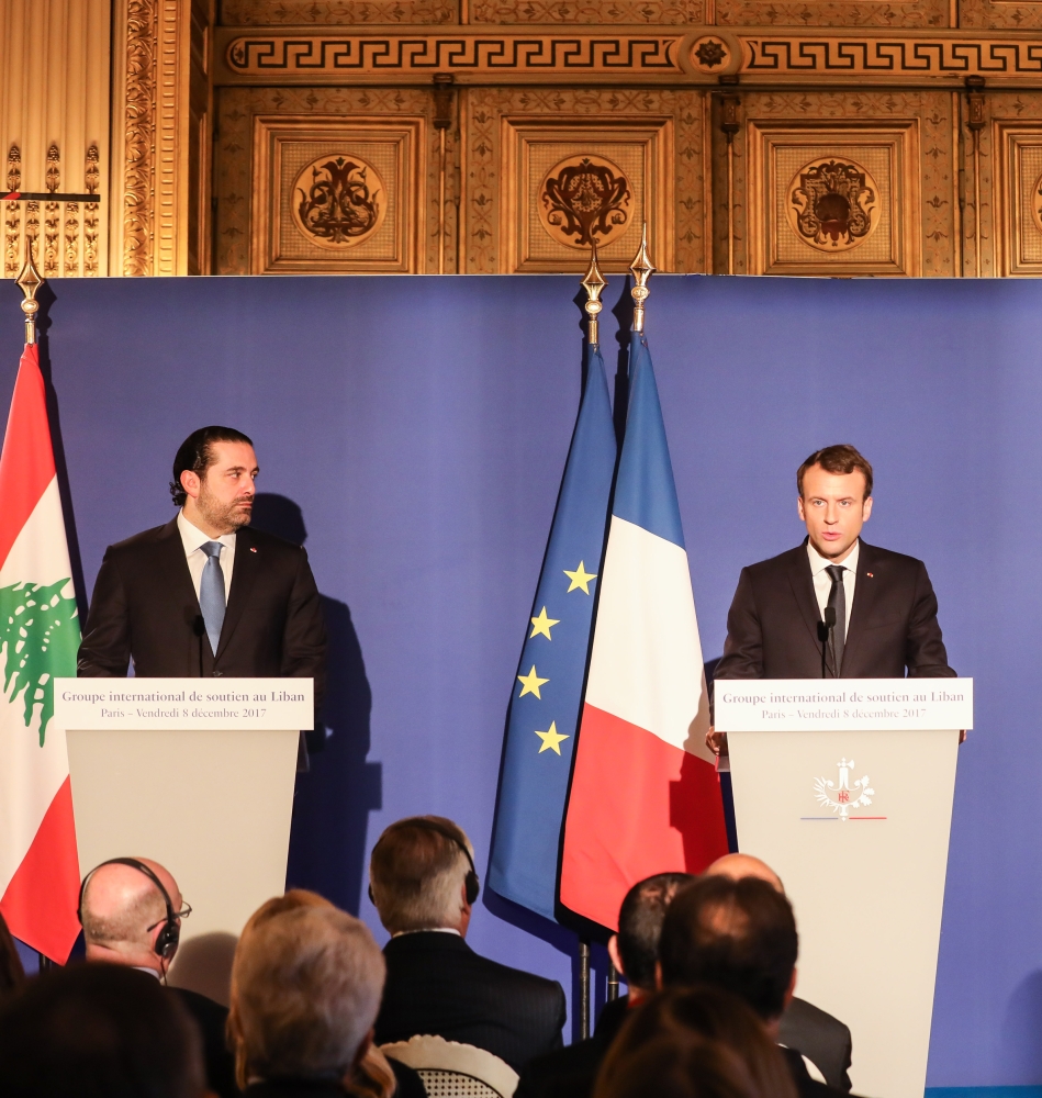 المؤتمر الصحافي الكامل للحريري ولودريان في باريس