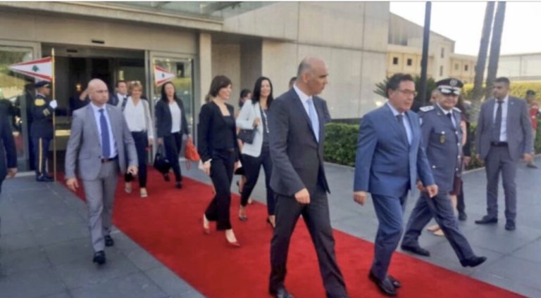 الرئيس السويسري بدا زيارة رسمية تستمر 3 ايام للبنان