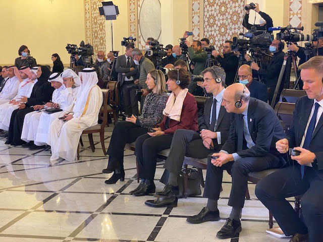 سفيرتا فرنسا آن غرية وايطاليا نيكوليتا بومباردييري