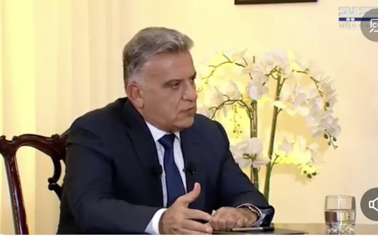 اللواء عباس ابراهيم متحدثا أمس في برنامج وهلق شو مع الزميل جورج صليبي