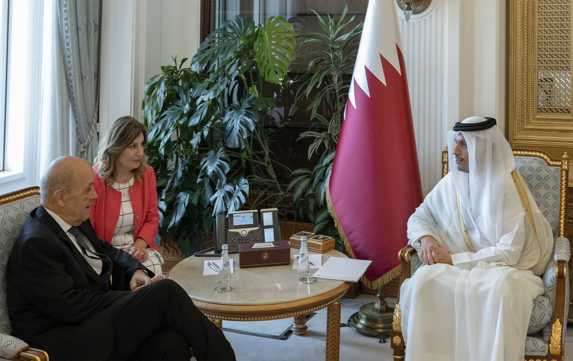 Le Drian Al Thani