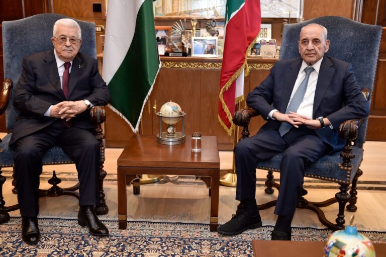 الرئيس محمود عباس زار بري