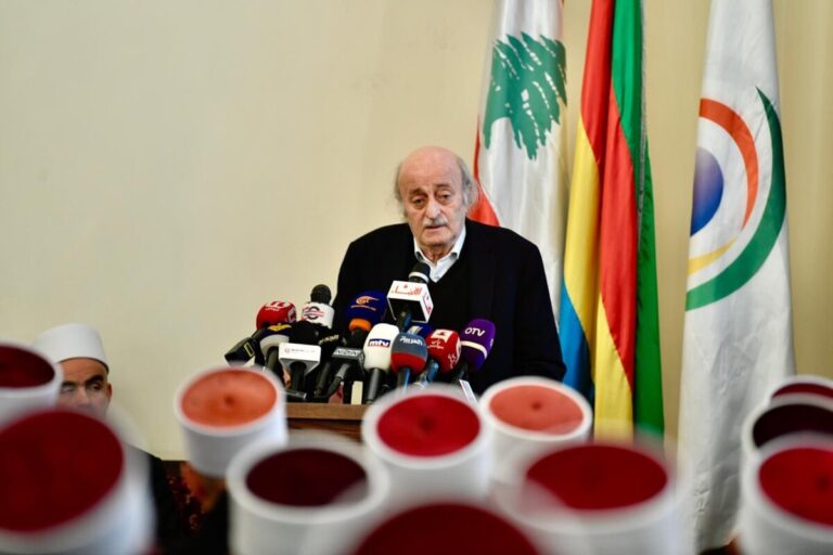 الزعيم الدرزي وليد جنبلاط