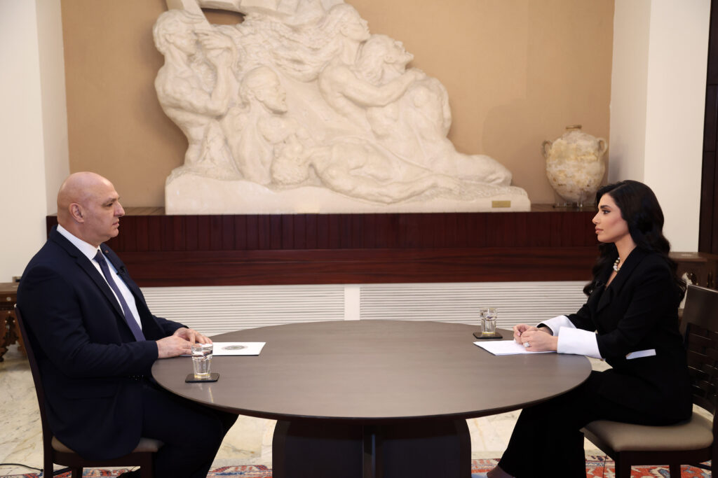 رئيس الجمهورية العماد جوزاف عون في حواره مع ليال الاختيار من محطة "العربية"