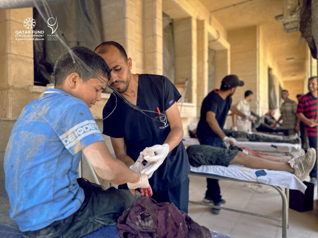 دولة قطر تستحدث نقطة إسعافات أولية في مستشفى الأمير الوالد الشيخ حمد بن خليفة آل ثاني للتأهيل والأطراف الصناعية في غزة