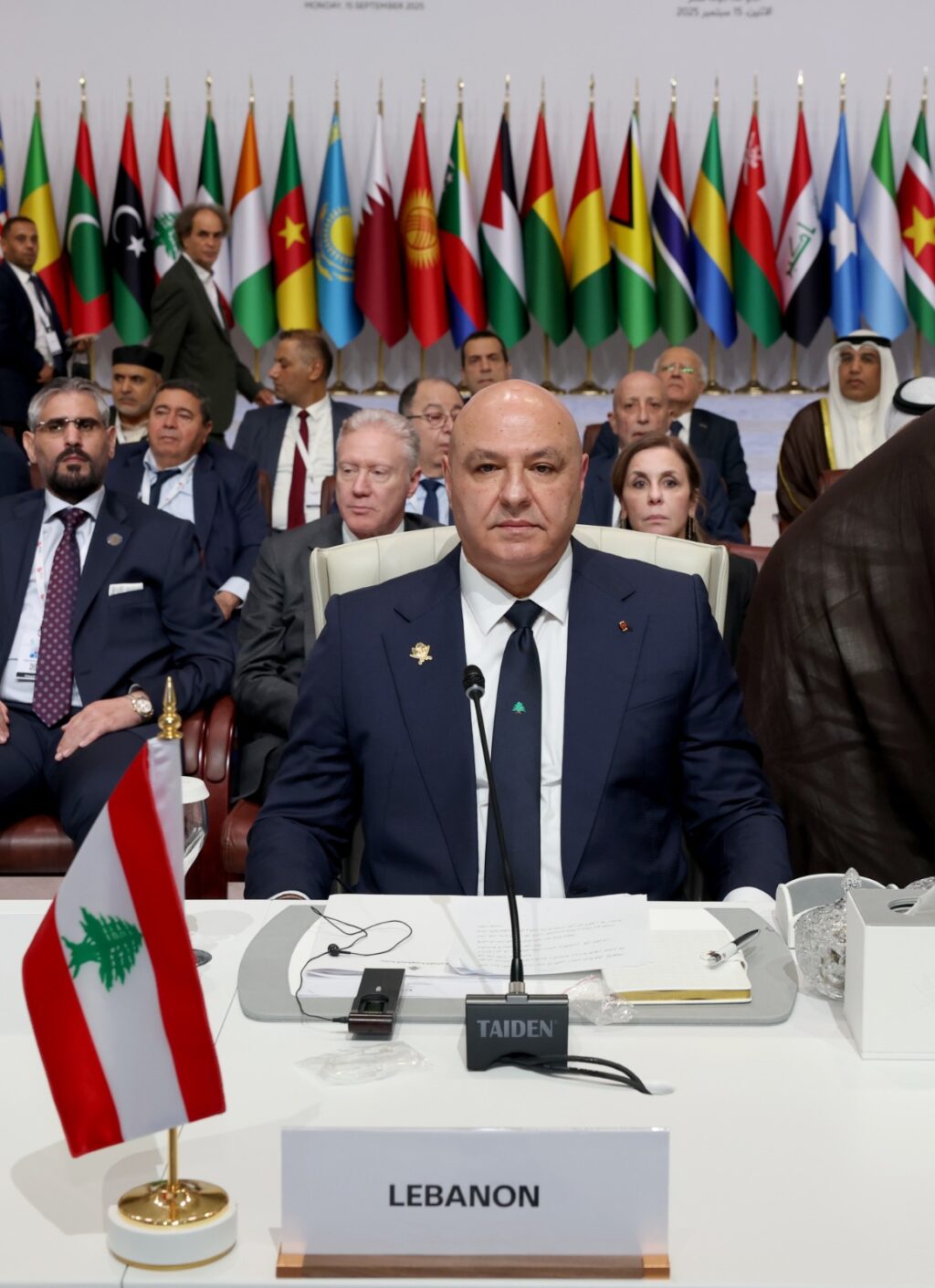 الرئيس عون مشاركا في قكمة الدوحة