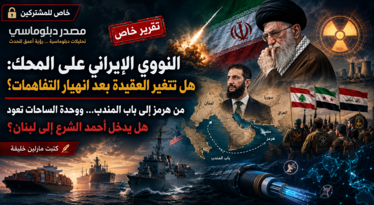 إيران تراجع عقيدتها النووية... هل تتخلى عن فتوى خامنئي؟ ومن هرمز إلى لبنان: هل يصبح أحمد الشرع جزءاً من الحرب المقبلة؟