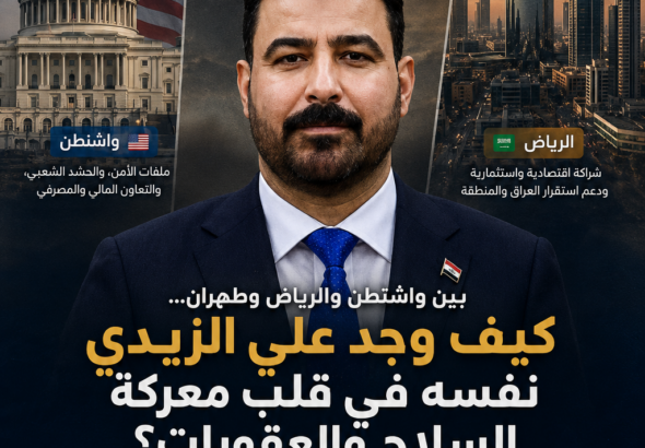 بين واشنطن والرياض وطهران... كيف وجد علي الزيدي نفسه في قلب معركة السلاح والعقوبات؟